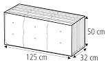 Wehncke Deluxe Schutzhülle Stuhlauflagen Tragetasche Gartenmöbel Sitzgarnutur 125x32x50 cm Gartenstuhl Polyester Oxford 420D 15180