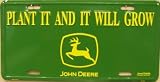 LP - 1213 John Deere - Plant It and It Will Grow License Plate - X0035