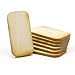 Mylittlewoodshop - Pkg of 12 - Rectangle with Rounded Corners - 2 inches by 1 inch and 1/8 inch thick unfinished wood(LC-RTRD01-12)