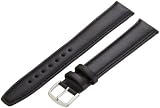 Hadley-Roma Men's MSM881XA-200 20-mm Black Oil-Tan Leather Watch Strap