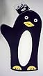 Boston Warehouse Black and White Penguin Large Oven Mitt 09779