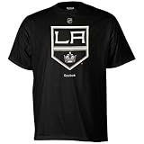 NHL Men's Los Angeles Kings Primary Logo T-Shirt (Black, XX Large)