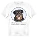 Rottweiler Smile Adult T Shirt