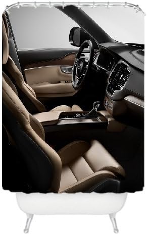 Volvo Xc90 Crossover Volvo Suv Hybrid Luxury Cars Interior Generic Custom Waterproof Bathroom Curtains Shower Curtain for Bathroom Decor 60"W * 72"H from Custom4Fun
