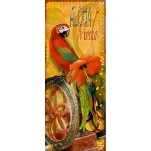 Island Java II Art Poster PRINT Alma Lee 4x10