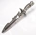 Japanese Fantasy Design Sword Pewter Pendant Necklace