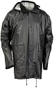 Men / Women All Weather Rain Coat Jacket Black Nwt Xl