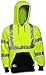Tingley Job Sight FR??Hooded Sweatshirt, Reflective Highly Visible Flame Resistant Jacket, ANSI/ISEA 107 Class 3 FR Reflective Sweatshirt, 2 Inch Wide FR Strips With 360? Reflectivity.(X-Large)