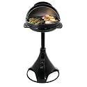 George Foreman? IPODKIT Indoor/Outdoor Electric BBQ Grill w/MP3 Speaker & Sponge Bonus Pack