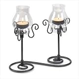Wine Bottle Candle and Glass Chimney