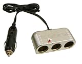 Universal Vehicle Outlet Multiplier with Extension - Turn One Outlet into Three - LIFETIME WARRANTY!