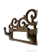 Scroll Rustic Cast Iron Wall Hook Rack Coat Hat Hanger image 3