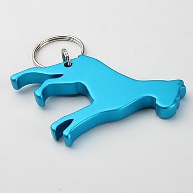 BONNEVIE Horse Shaped Bottle Opener Keychain (Colors Vary)