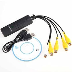 HDE&reg; EasyCap Model 002 - 4 Channel USB 2.0 DVR Video Audio CCTV Capture Adapter