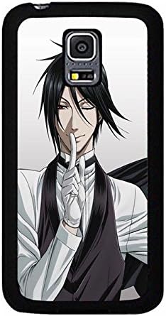 Style463 Rich-colored Collection Black Butler Print Anti Scratch Case Cover for Samsung Galaxy S5 Mini SM-G800