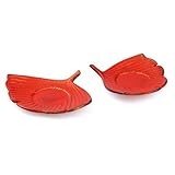 Gusseisen Cup Untersetzer Fuju kaminrot 2er-Set