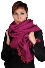 likemary Merino Wool Herringbone Long Scarf - Pashmina Size