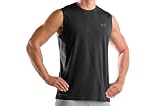 Men's UA Charged Cotton® Sleeveless T-shirt Tops by Under...