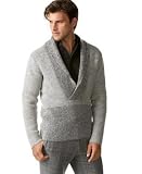Calvin Klein Long Sleeve Shawl Collar Sweater
