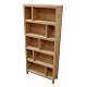 Kantar - media storage / display shelves - oak
