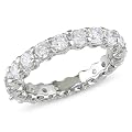 3 mm CZ Eternity Ring in Silver