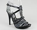 Braided Multi Snake T-Strap Heel