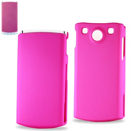 Hard Protector Skin Cover Cell Phone Case for LG dLite GD570 T-Mobile - HOT PINK