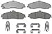 ACDelco Silver 14D731CH Ceramic Front Disc Brake Pad Set with Hardware
