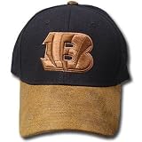 NFL OFFICIAL CINCINNATI BENGALS BLACK CAP HAT NEW ADJ