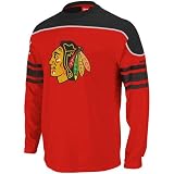 Reebok Chicago Blackhawks Shootout Long Sleeve T-Shirt Large