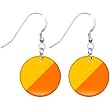 Bhutan Flag Earrings