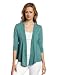 Mod-O-Doc Women's Supreme Jersey Mid Sleeve Cardigan, Salt Lake, Medium