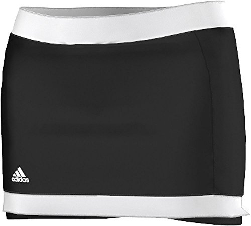 Girls` Court Tennis Skort Black And White