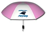 Rainmate Rainwear NFL Carolina Panthers Pink & White 42-Inch Folding Umbrella