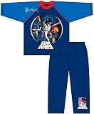 Boys Star Wars Blue Long Pyjamas Ages 3-12 Years