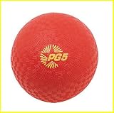 Champion Sports Playground and Kickball Nylon 5-Inch Red Balls(the ball needs inflation)