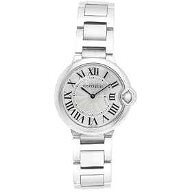 Cartier Midsize Ballon Bleu Stainless Steel Watch #W69011Z4