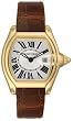 NEW CARTIER ROADSTER LADIES SOLID 18K GOLD WATCH W62018Y5