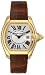 NEW CARTIER ROADSTER LADIES SOLID 18K GOLD WATCH W62018Y5