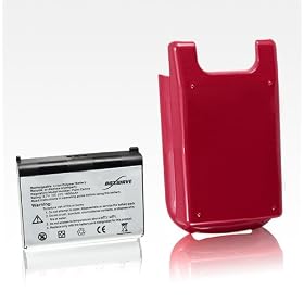 Sprint Palm Centro ElectraSpan Extended Battery (Glossy Red)