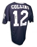 Kerry Collins Autographed/Hand Signed Penn State Throwback Jersey