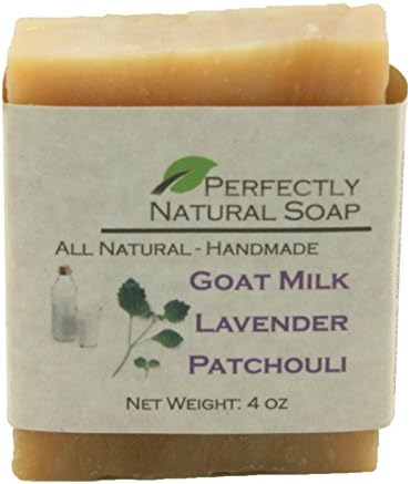 Goat Milk Lavender Patchouli All Natural Handmade Bar Soap, 4 oz.
