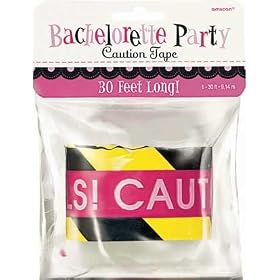 Bachelorette Party Caution Tape, 30ft by Rubies