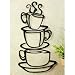 Coffee House Cup Java Silhouette Wall Art Metal Mug