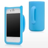 BoxWave iPhone 4S FlexiMug - The Soft Silicone Mug Case Cover for the Apple iPhone 4S (Sky Blue)