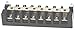 Panel Mount Barrier Terminal Block, 2 Row, 8 Positions, 16 AWG, 10 AWG, 15.88 mm, 30 A