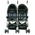 Dream On Me Double Twin Stroller, Black