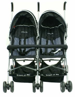 Dream On Me Double Stroller Black