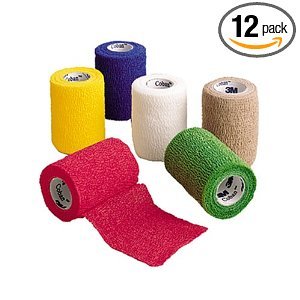 3M Coban Self-Adherent Wrap 3 x 5 Yds Assorted Colors - Case of 12B000O0ECHS 