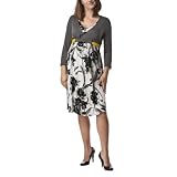Liz Lange® for Target® Maternity 3/4-Sleeve Fashion Knit Dress - Gray Floral